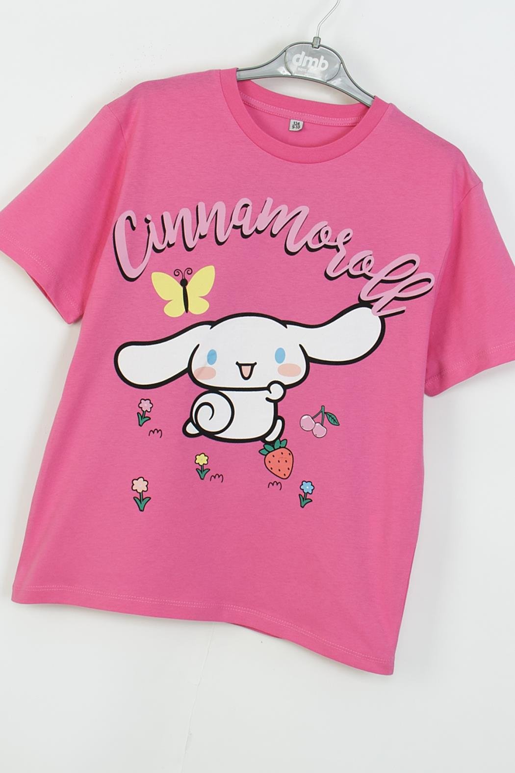 Kuromi Arkadaş Tişört - Pembe