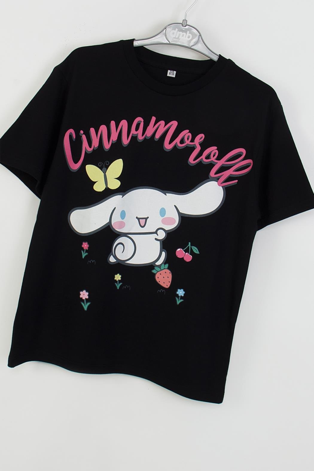 Kuromi Arkadaş Tişört - Siyah