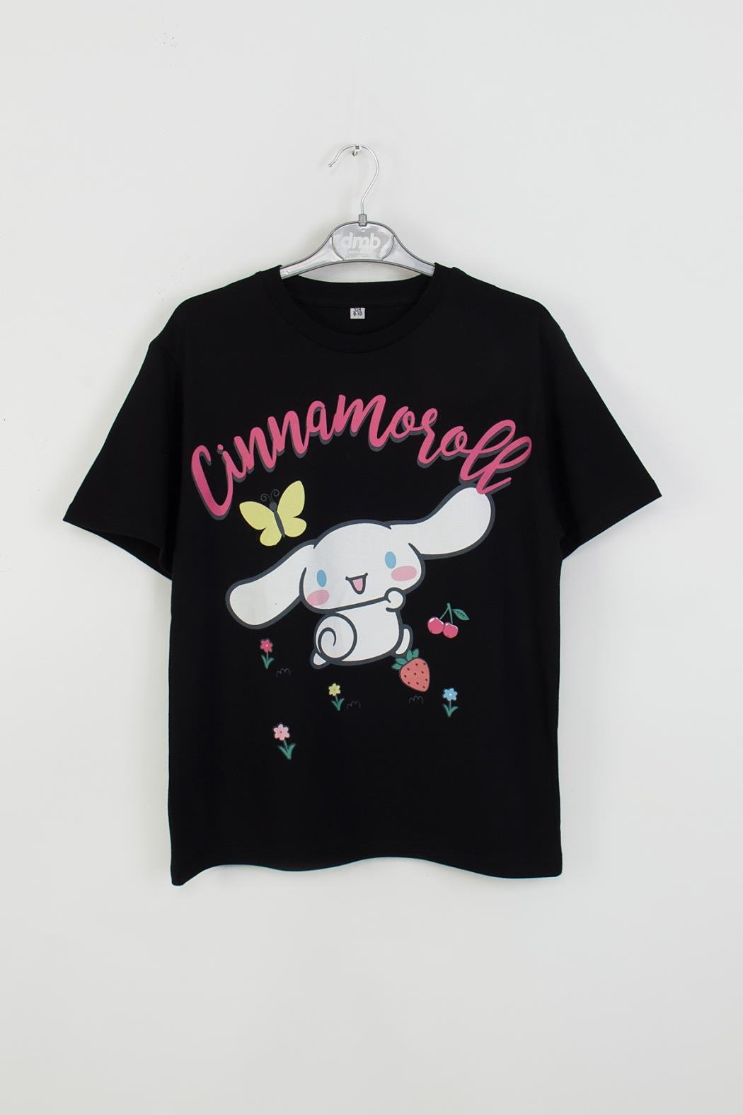 Kuromi Arkadaş Tişört - Siyah