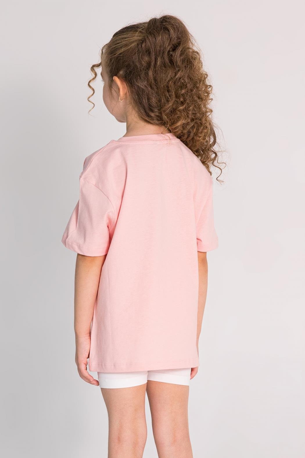 Kuromi Kız Tişört - Pudra