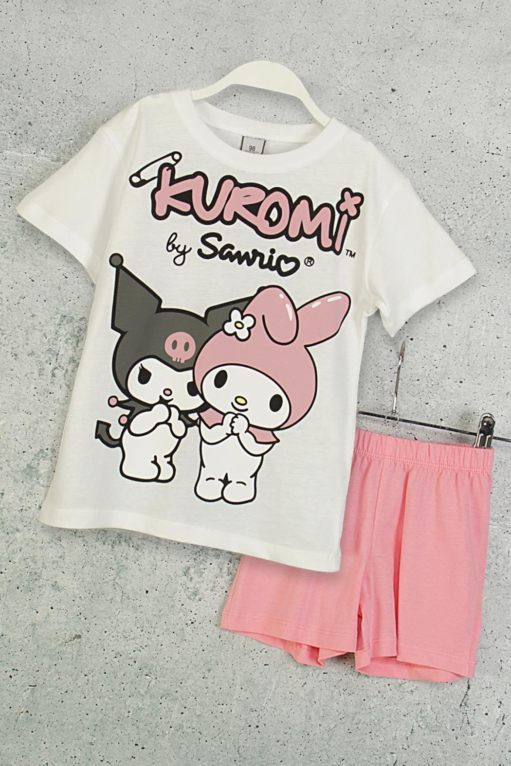 Kuromi Şortlu Takım - Pembe