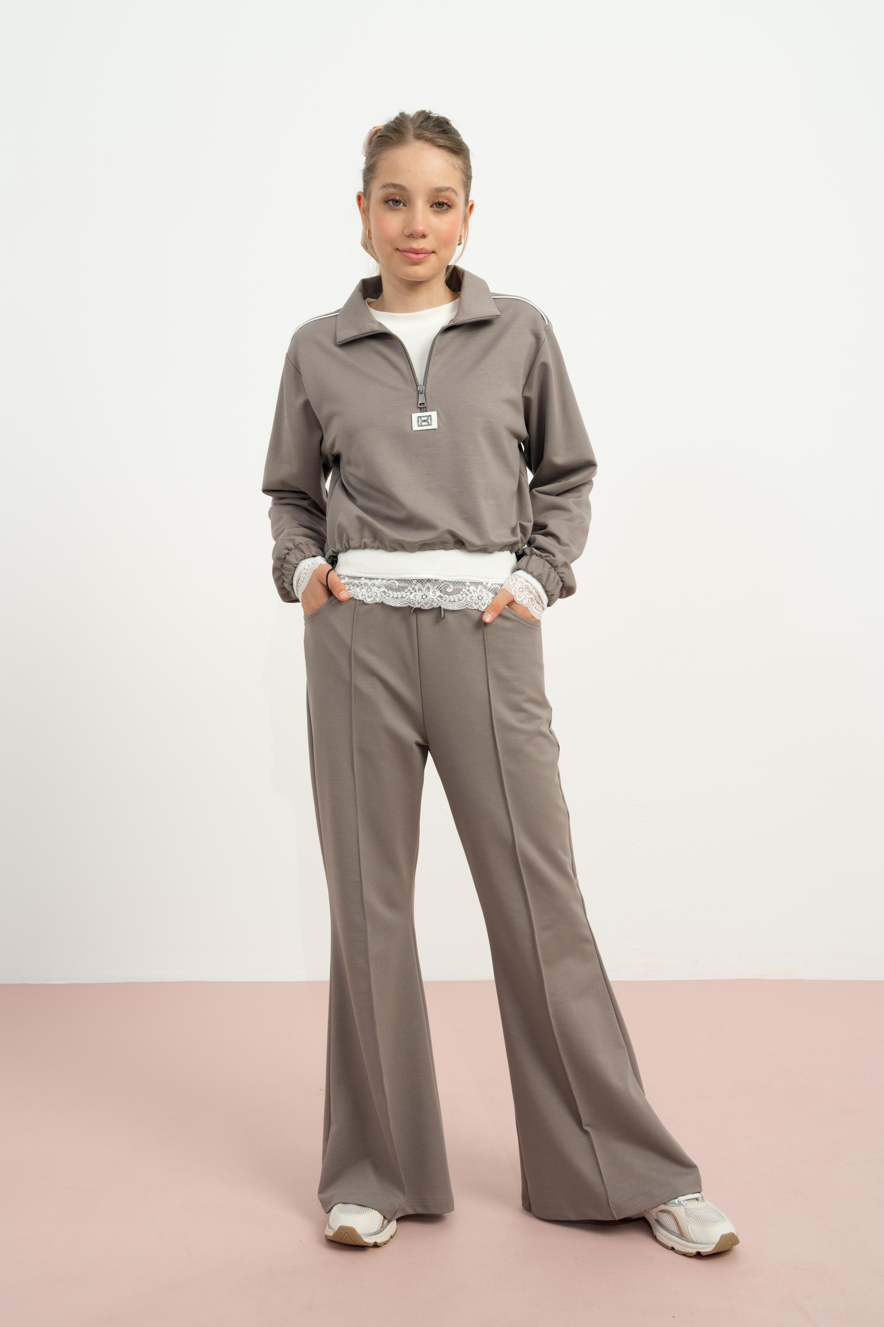 LOCO LOCO 3'Lü Kız Takım - Vizon