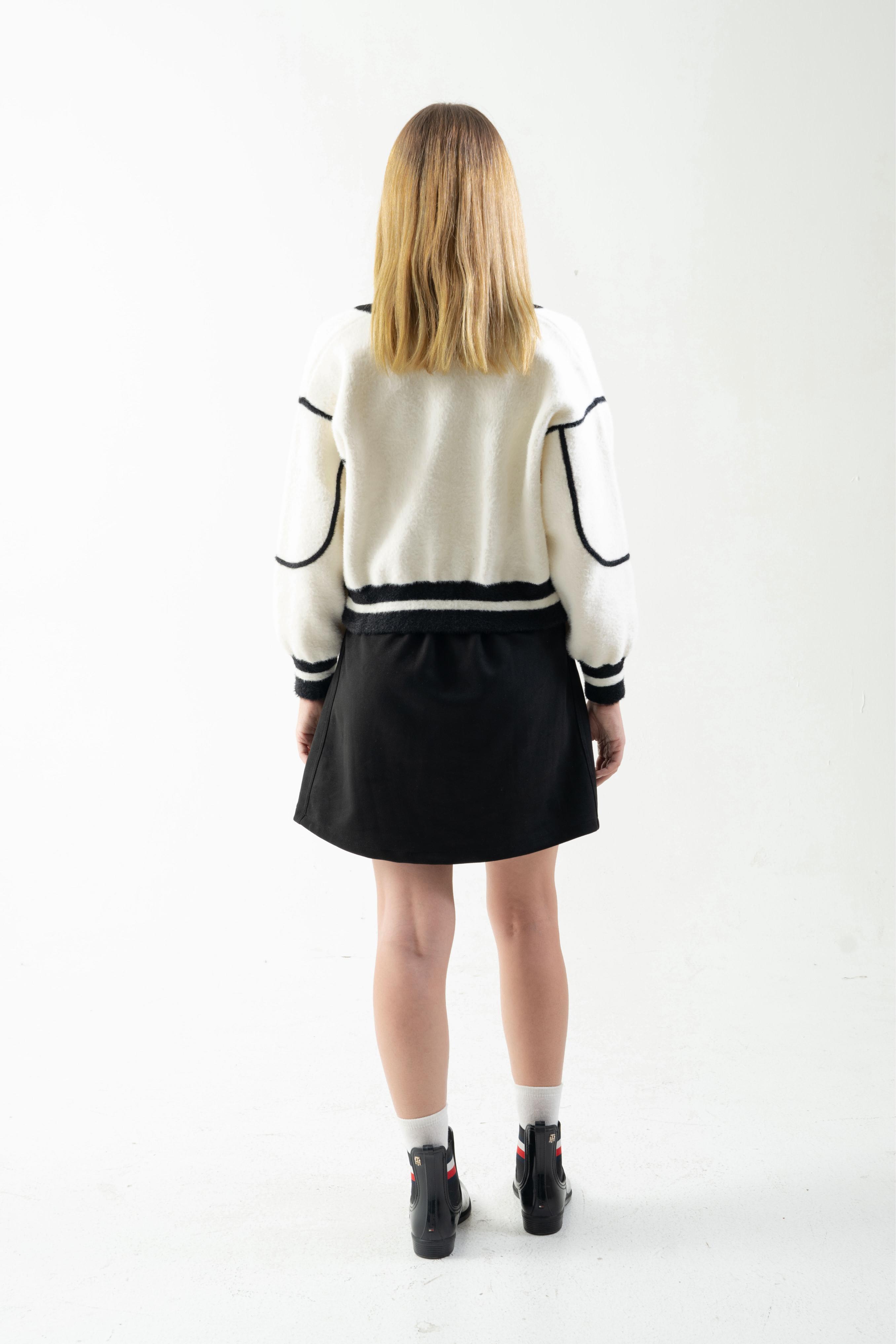 LOCO LOCO College Kız Ceket - Ekru