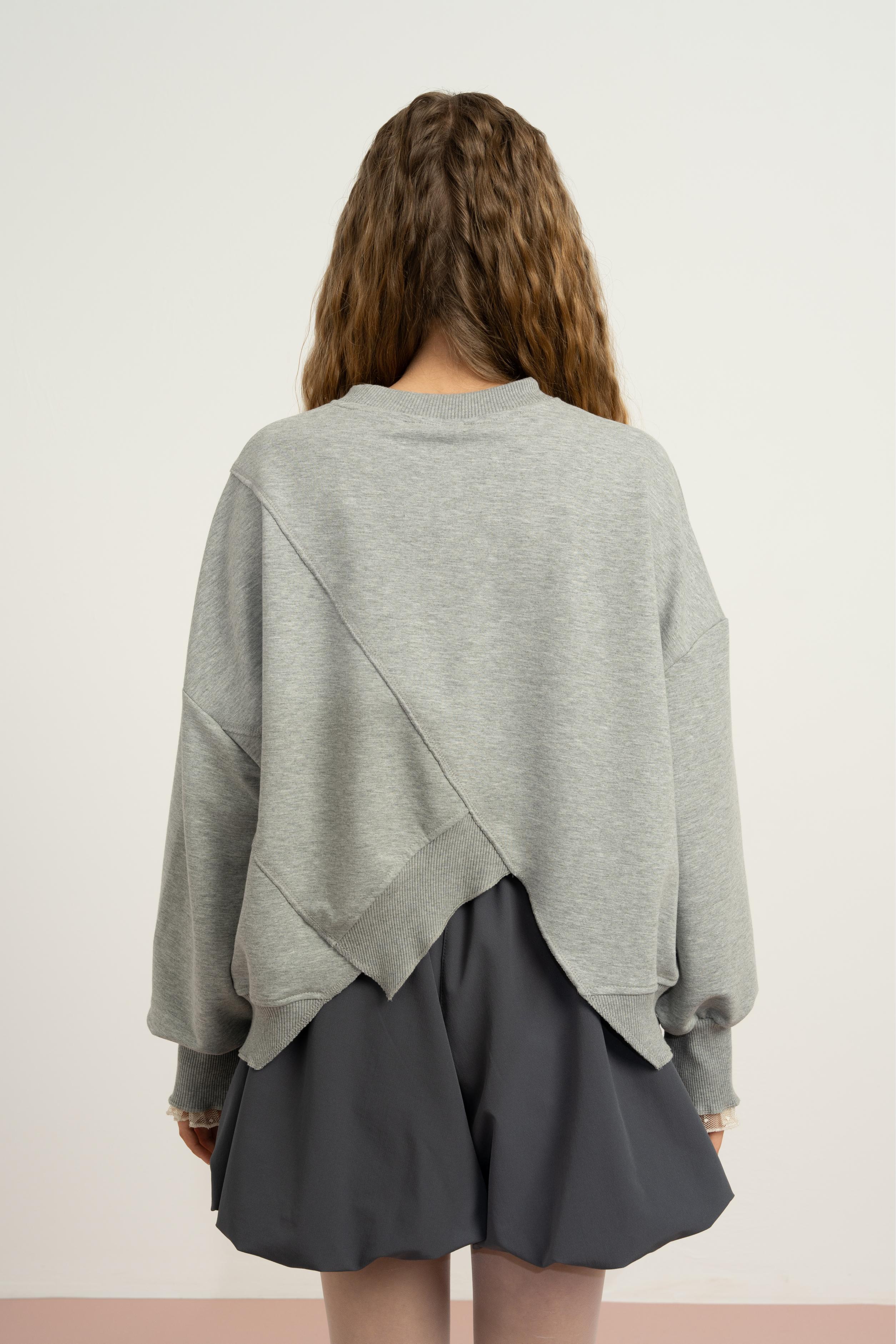 LOCO LOCO Create Kız Sweat - Gri