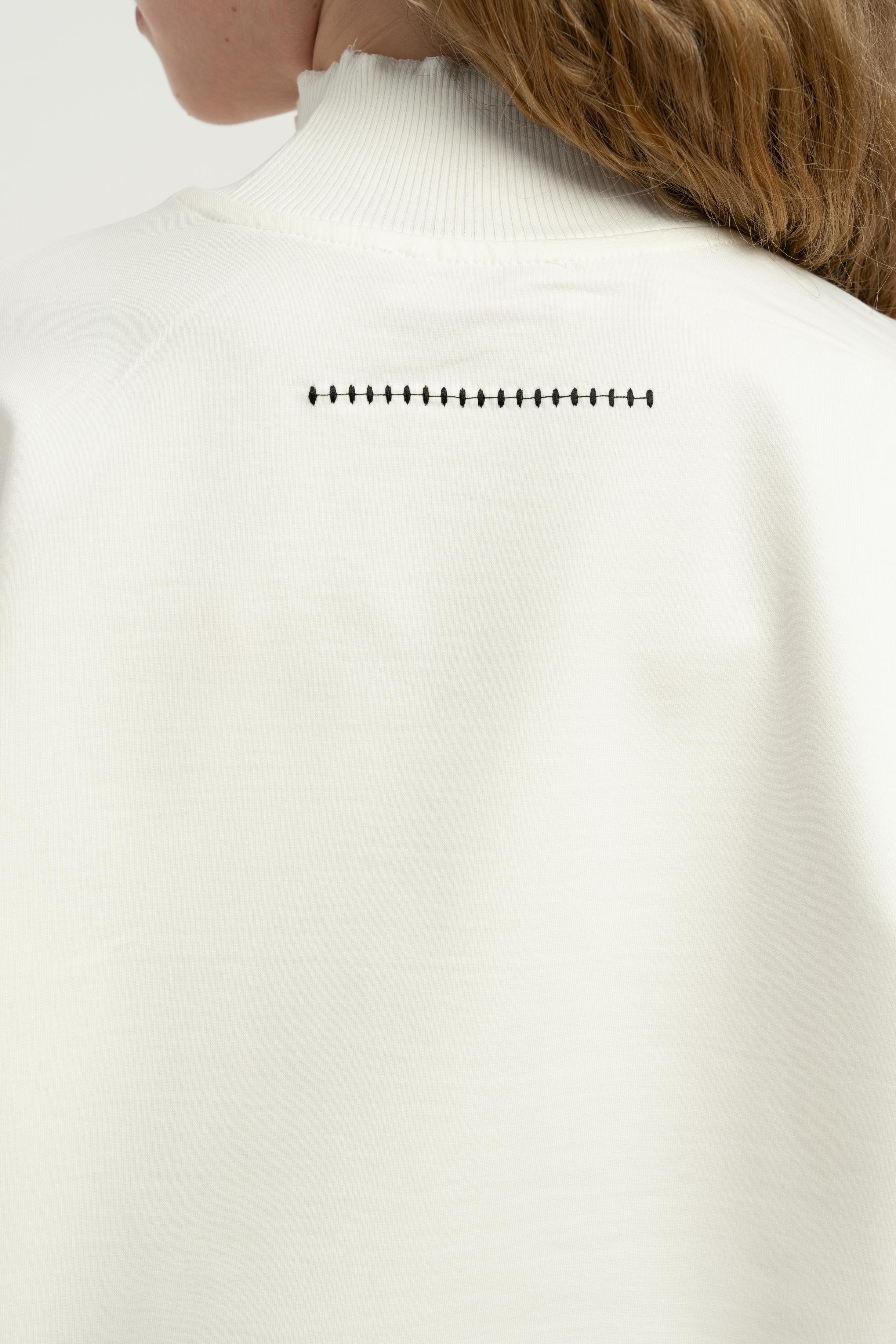 LOCO LOCO Dikişli Kız Takım - Ekru