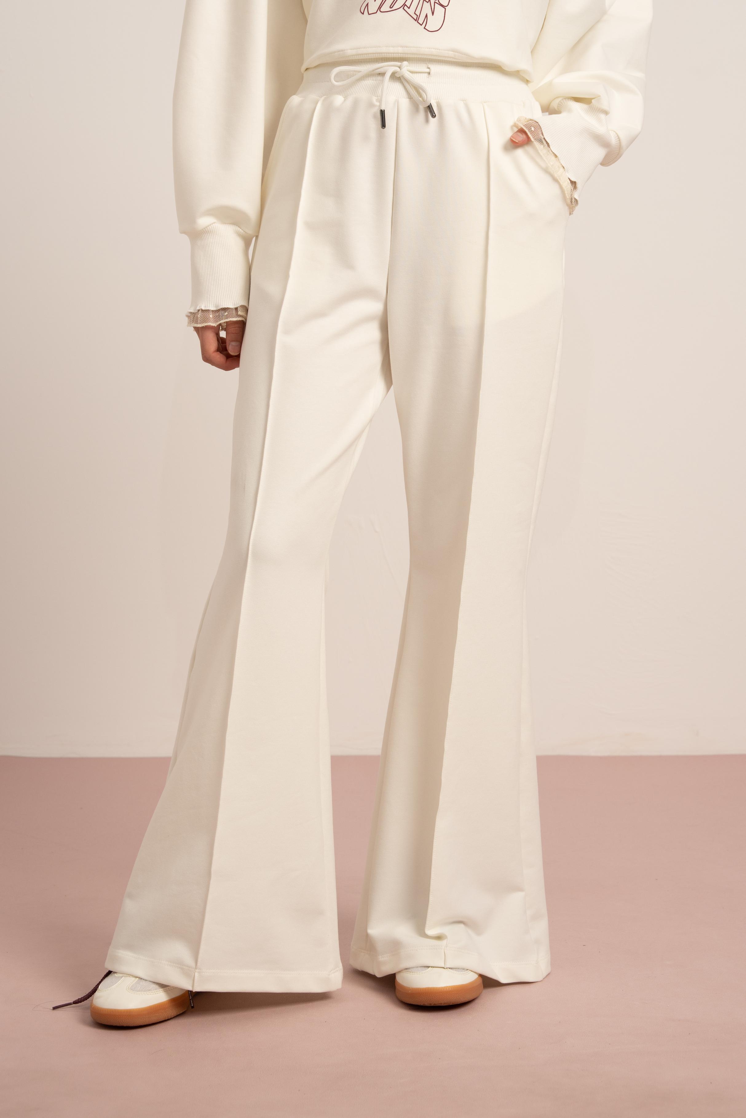 LOCO LOCO İspanyol Kız Pantolon - Ekru