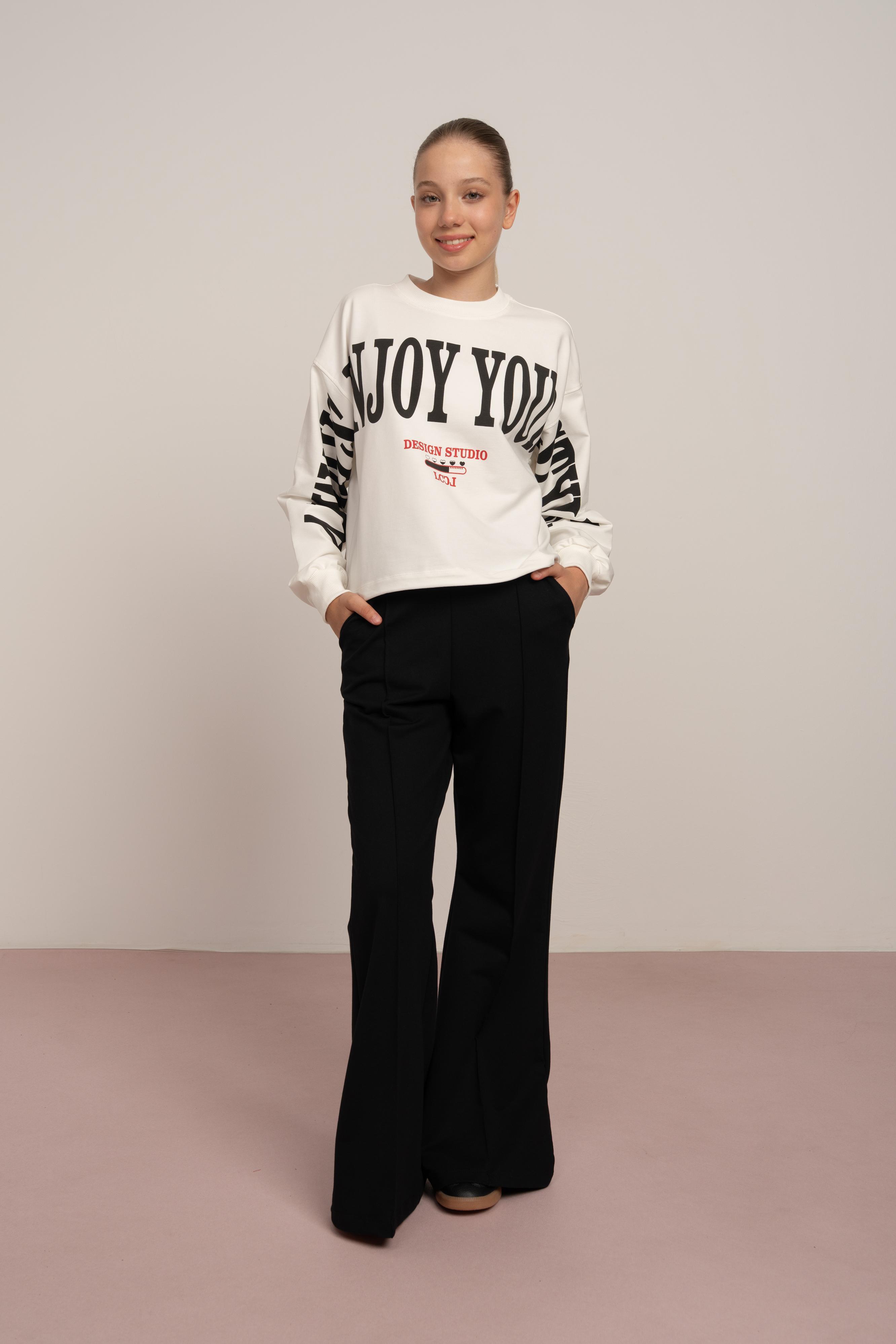 LOCO LOCO İspanyol Kız Pantolon - Siyah