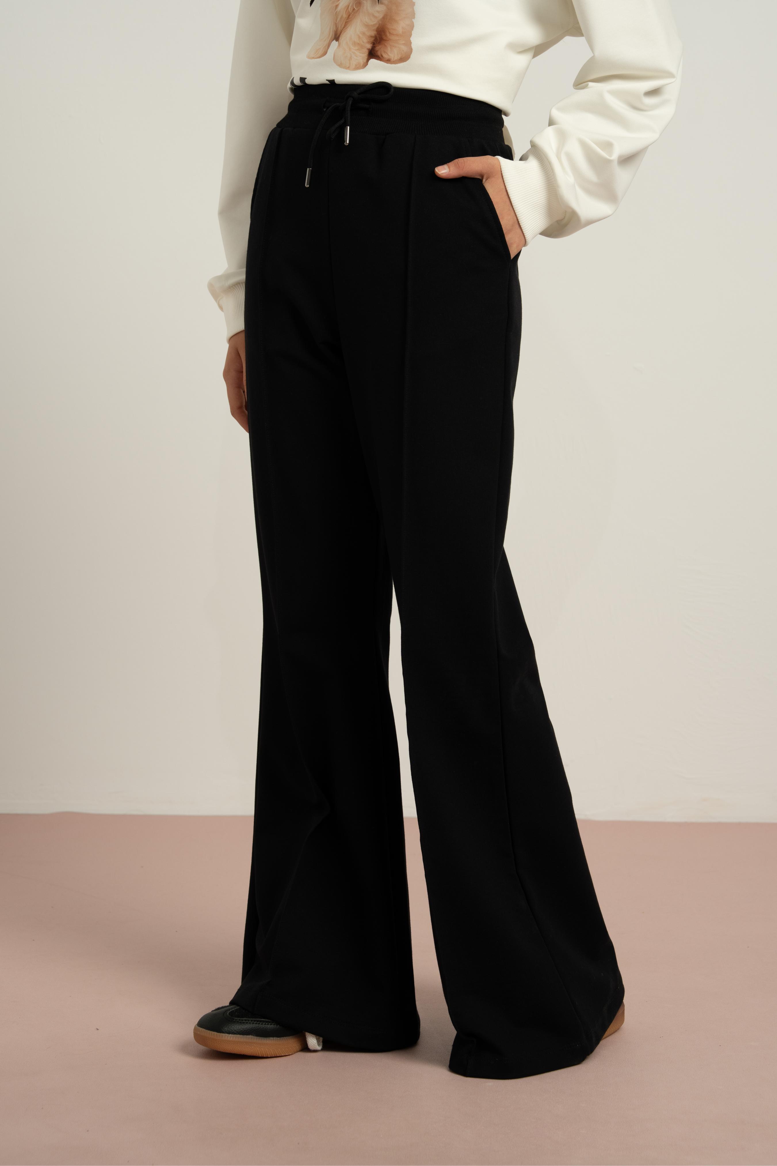 LOCO LOCO İspanyol Kız Pantolon - Siyah