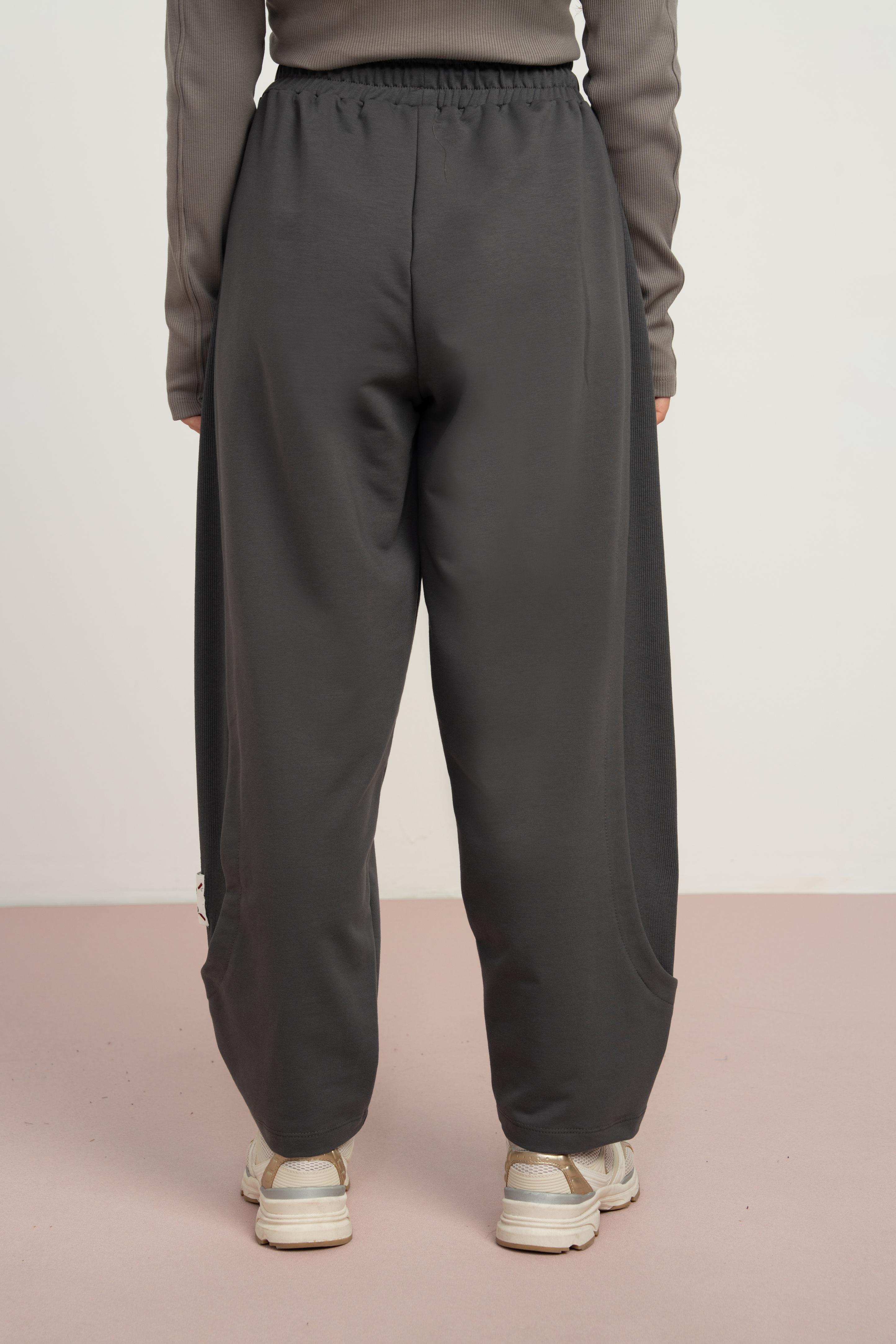 LOCO LOCO Yanları Fitilli Pantolon - Antrasit