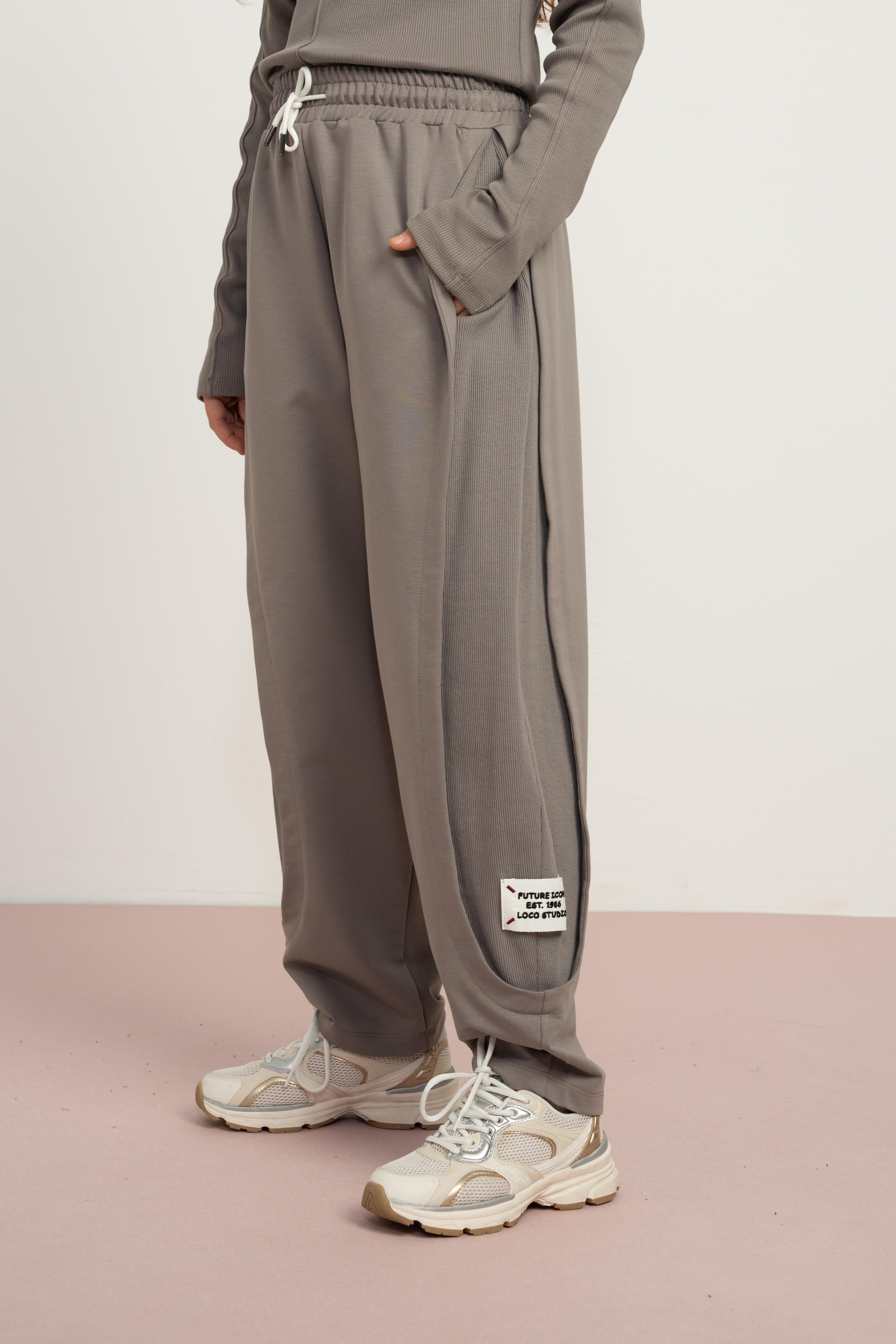 LOCO LOCO Yanları Fitilli Pantolon - Vizon