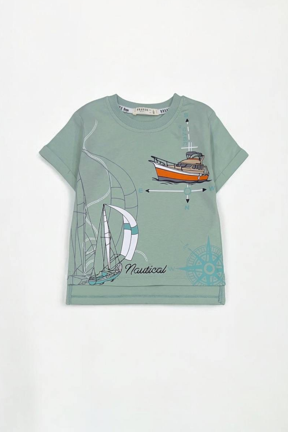 Marina Erkek Tişört - Mint