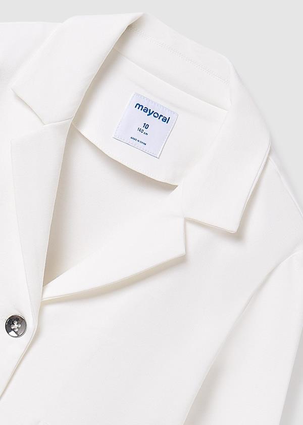 MAYORAL Basic Kız Ceket - Ekru