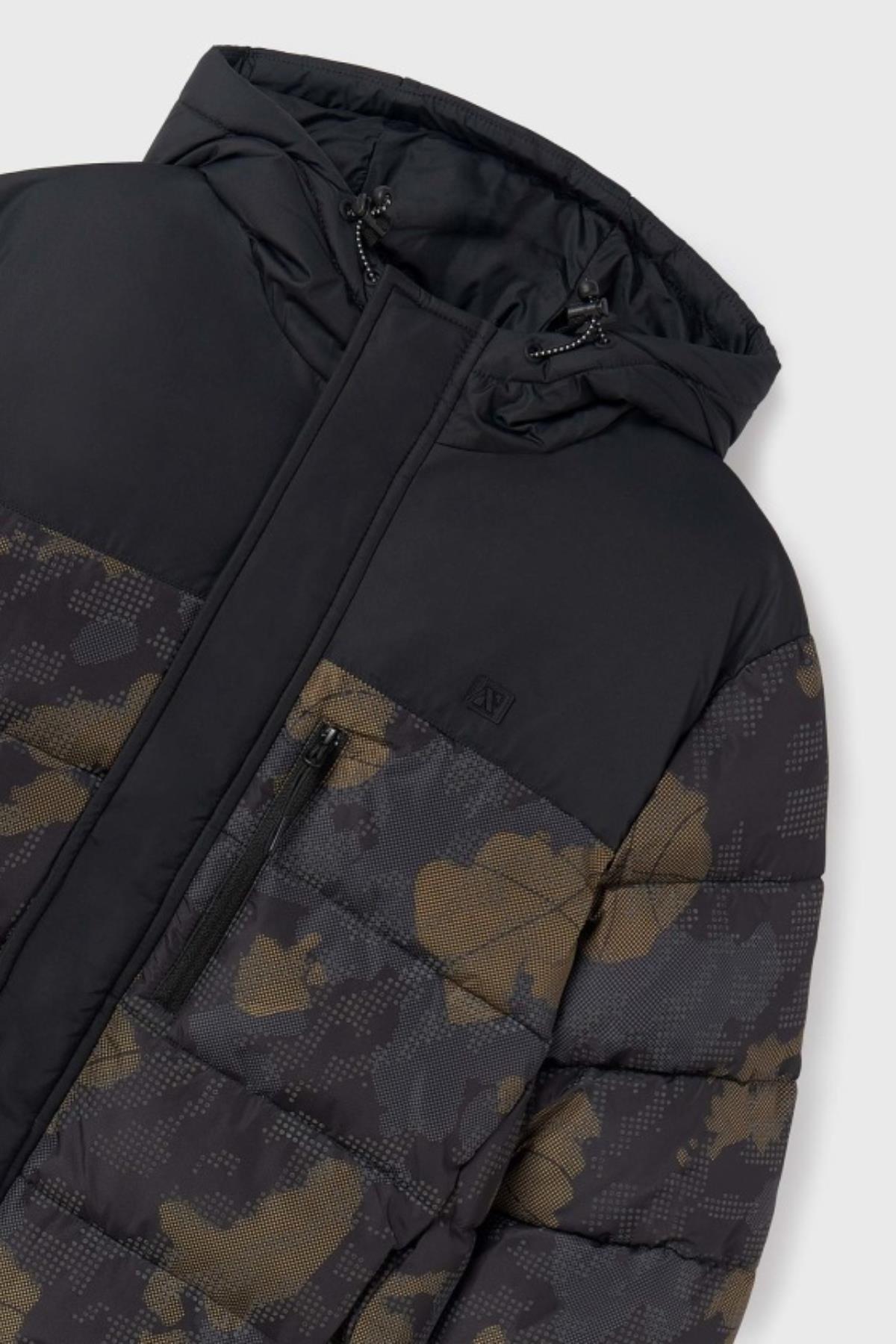 Mayoral Baskılı Erkek Mont - Siyah