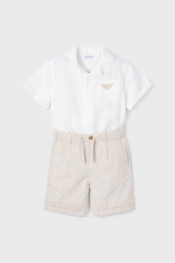 MAYORAL Bermuda Erkek Takım - Krem
