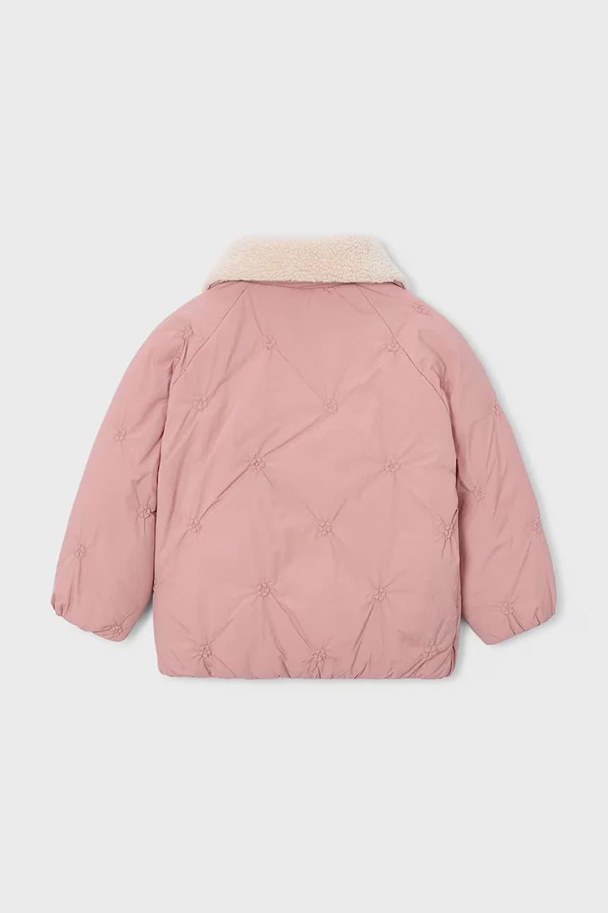 MAYORAL Çiçekli Kız Mont - Pembe