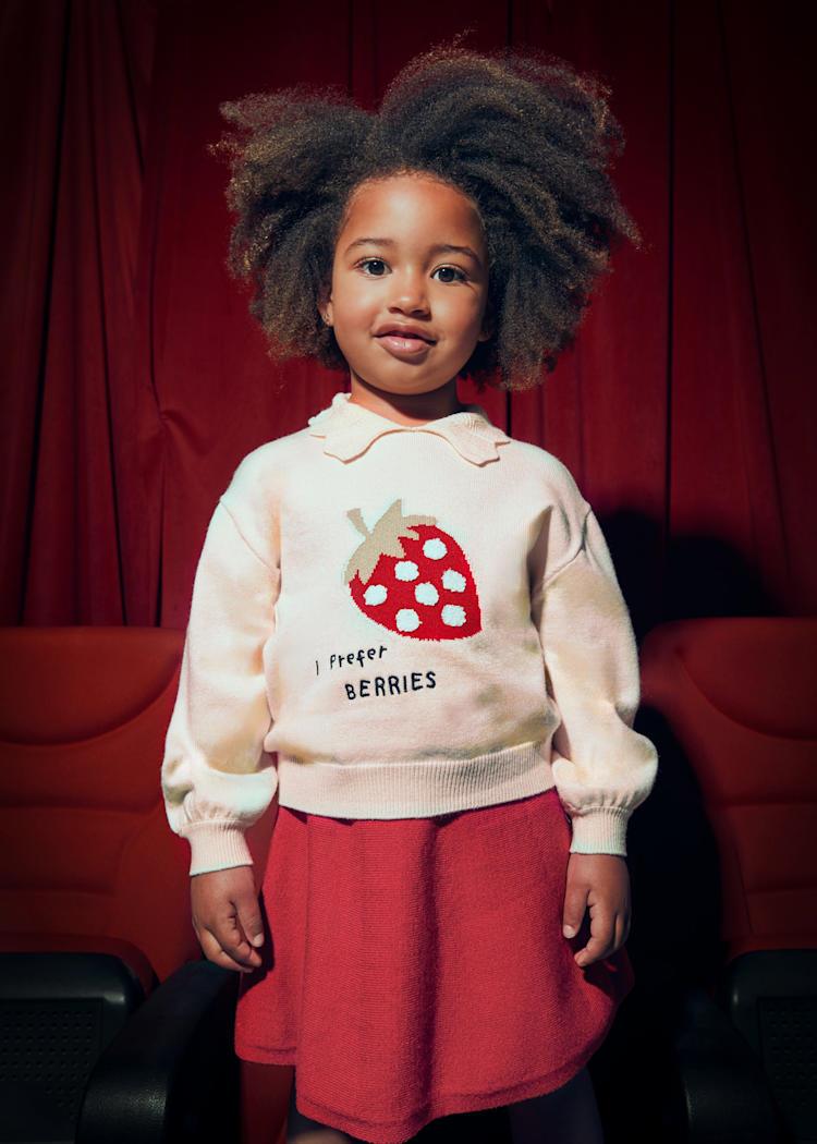 MAYORAL Çilekli Etekli Takım - Kırmızı