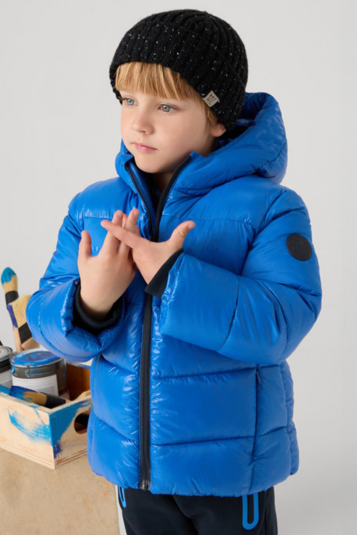 Mayoral Cool Kids Yazılı Mont - Mavi