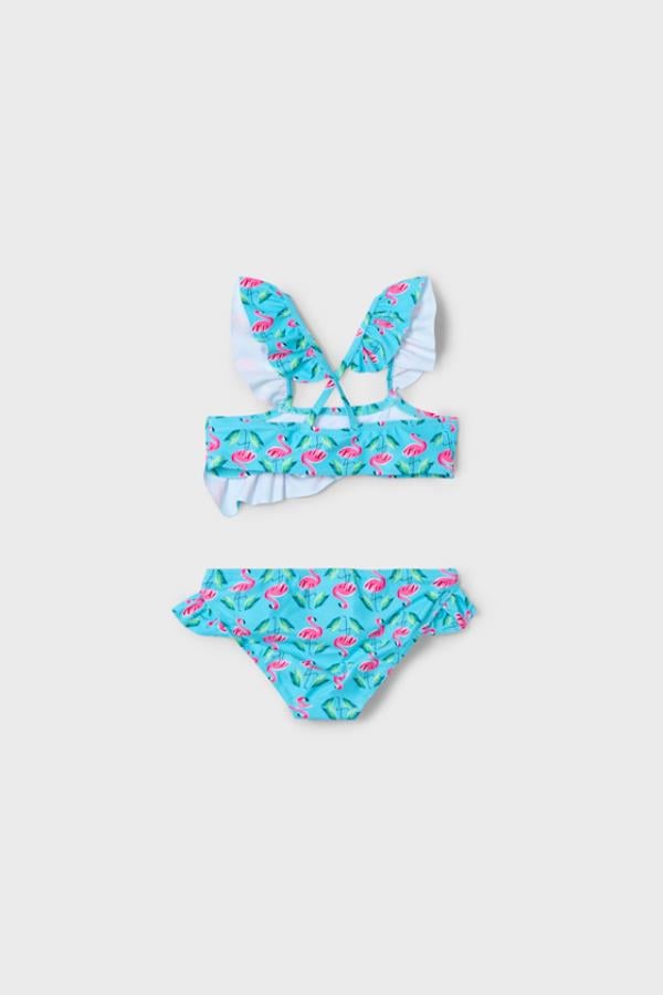 MAYORAL Flamingo Fırfırlı Bikini - Mavi