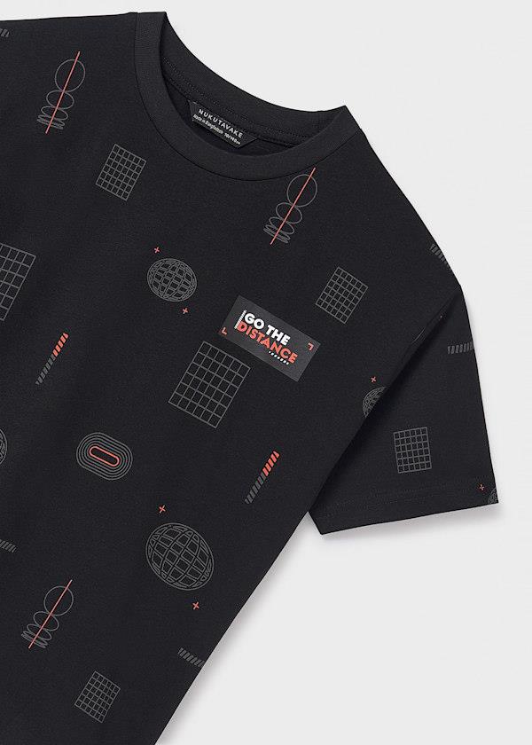 MAYORAL Go The Erkek Tişört - Siyah