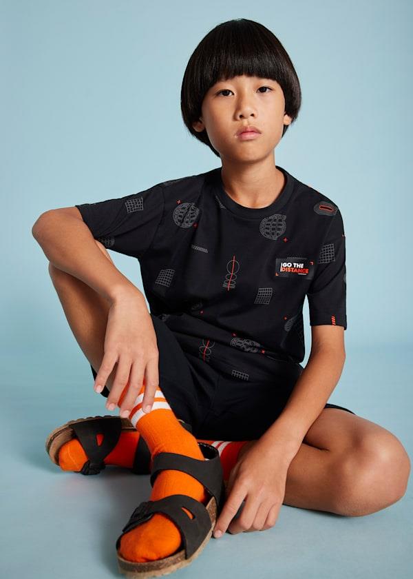 MAYORAL Go The Erkek Tişört - Siyah