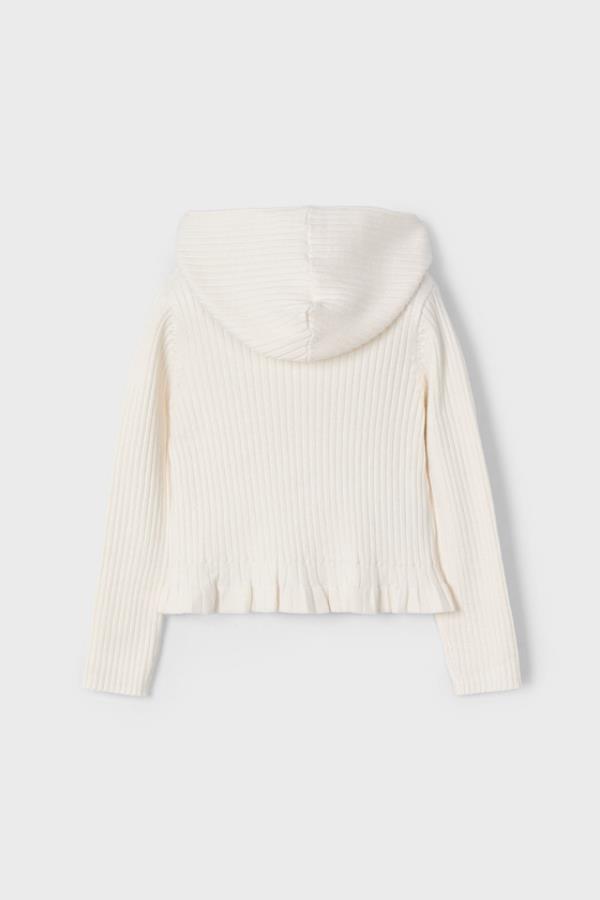 MAYORAL Kapşonlu Kız Hırka - Krem