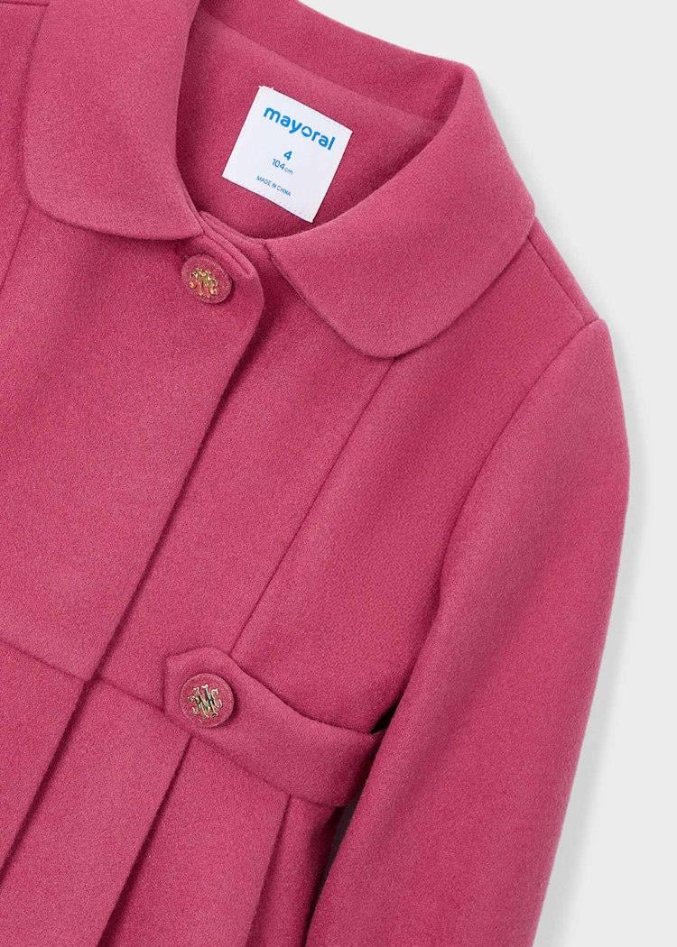 MAYORAL Kaşe Kız Kaban - Fuşya