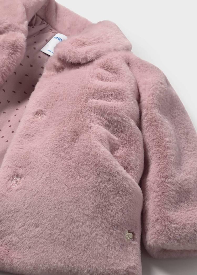 MAYORAL Kız Bebe Kürk - Pembe