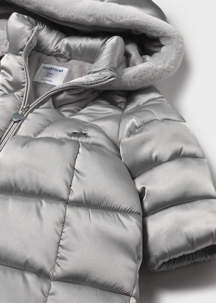 MAYORAL Kız Bebe Uzun Mont - Gri