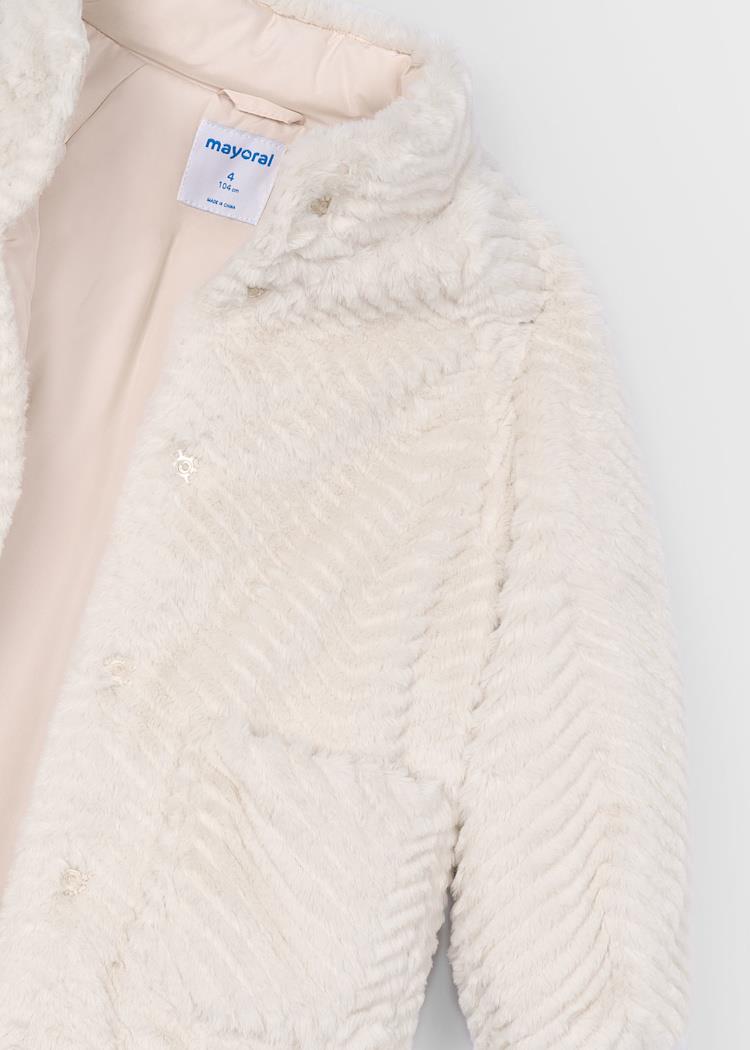 MAYORAL Kürk Kız Mont - Bej