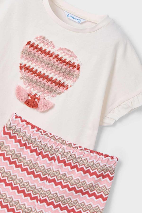 MAYORAL Önü Örgülü Taytlı Takım - Turuncu