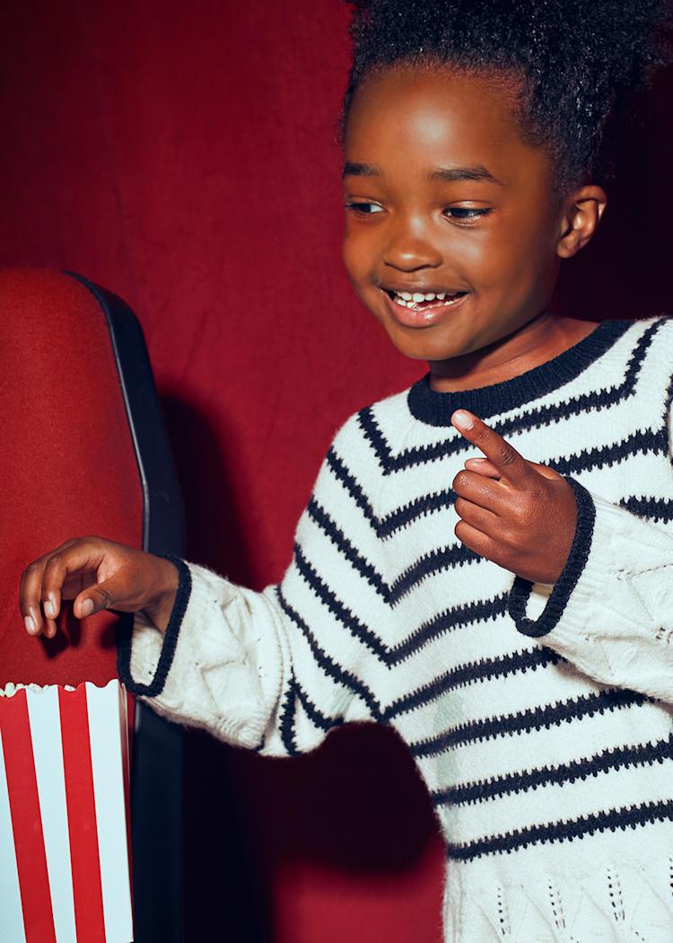 MAYORAL Örgü Kazaklı Pantolonlu Takım - Siyah