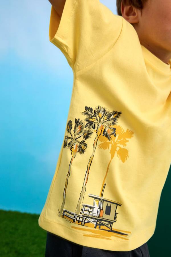 MAYORAL Palmiyeli 3'lü Erkek Takım - Sarı