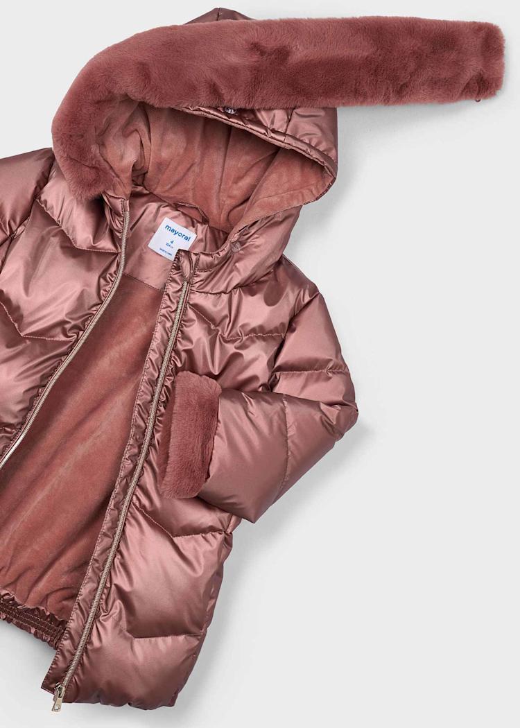 MAYORAL Parlak Kız Mont - Gül Kurusu