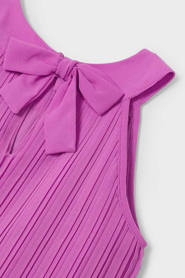 MAYORAL Piliseli Elbise - Pembe