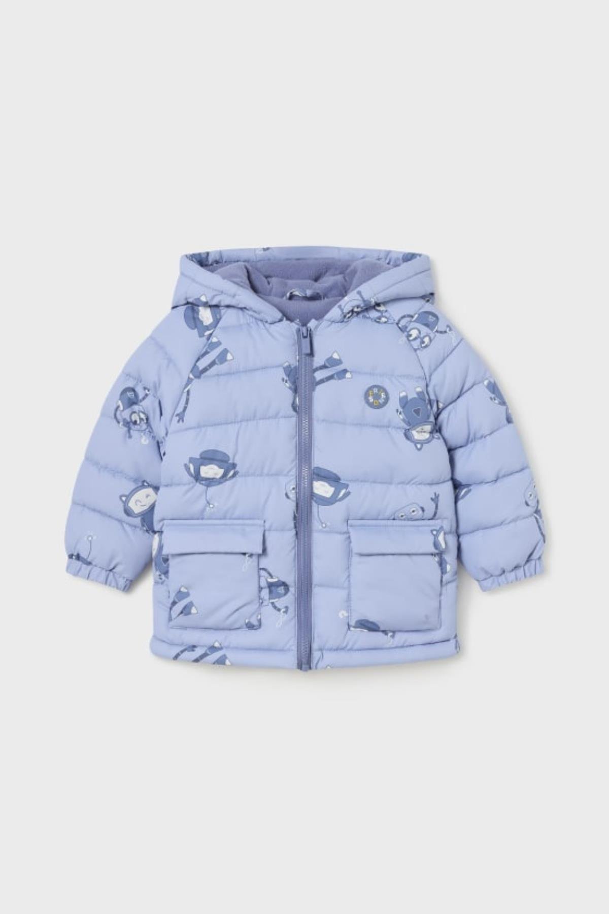 Mayoral Robot Baskılı Mont - Mavi