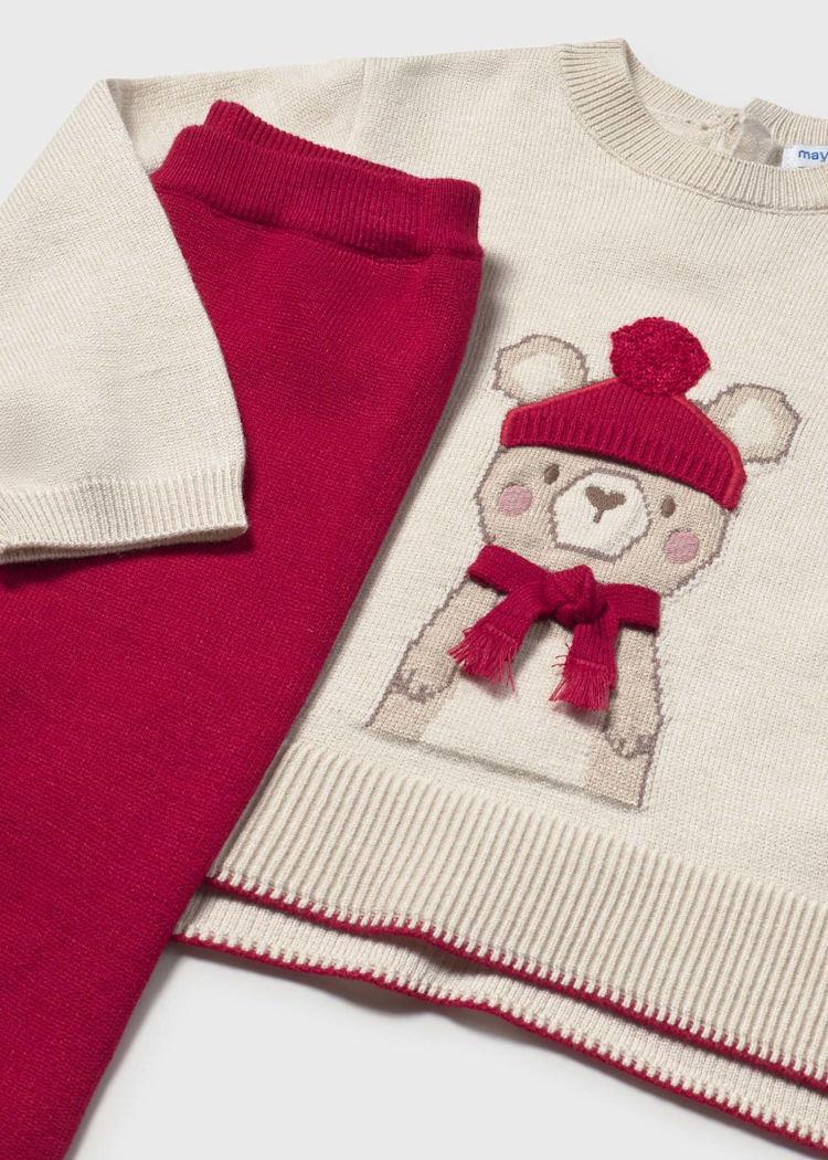 MAYORAL Rojo Kız Bebe Takım - Kırmızı