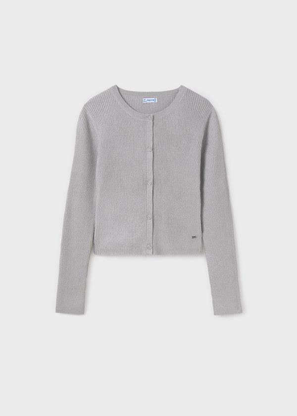 MAYORAL Simli Kız Hırka - Gri