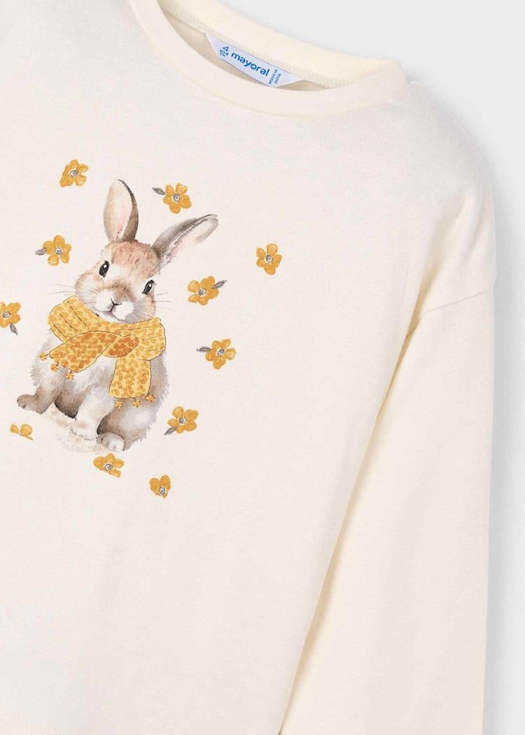 MAYORAL Tavşanlı Kız Badi - Ekru