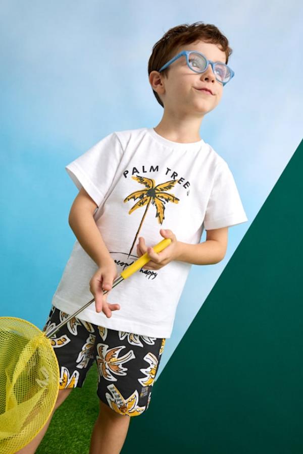 MAYORAL Yaz Figürlü Erkek Takım - Yeşil