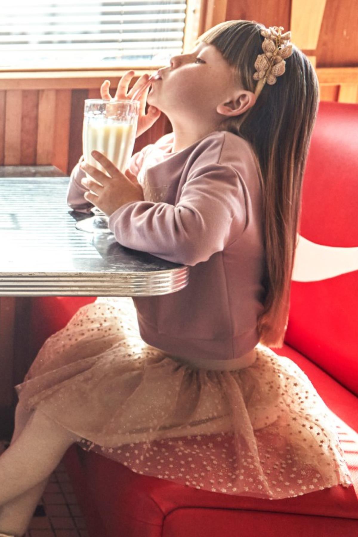 Mayoral Yıldızlı Tütü Etekli Kız Takım - Gül Kurusu