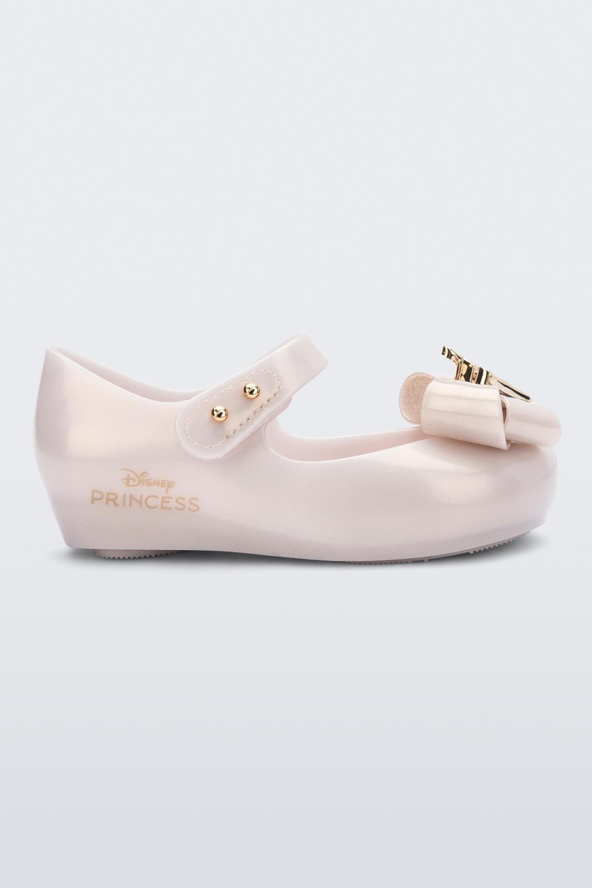 MINI MELISSA Prenses Taçlı Balerin Ayakkabı - Bej