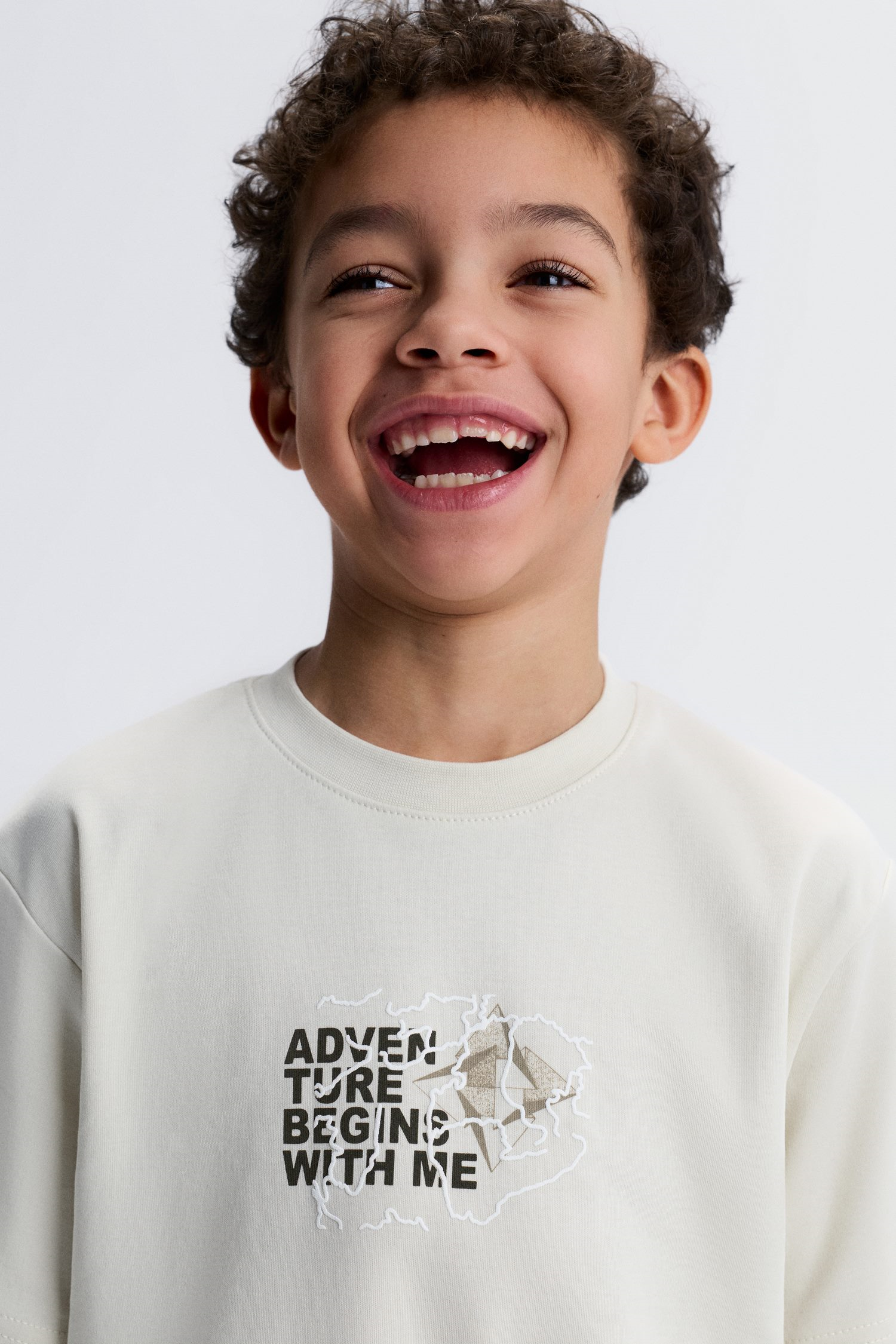 Nepal Erkek Tişört - Bej