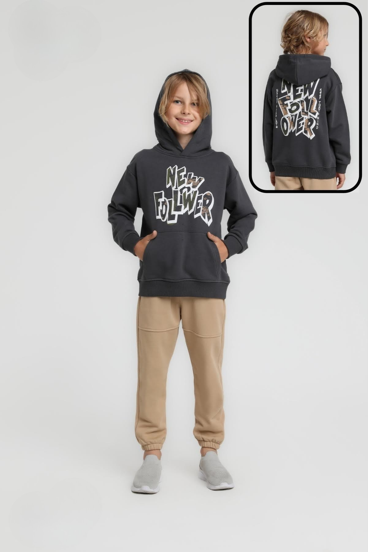Nevfolver Erkek Sweat - Antrasit