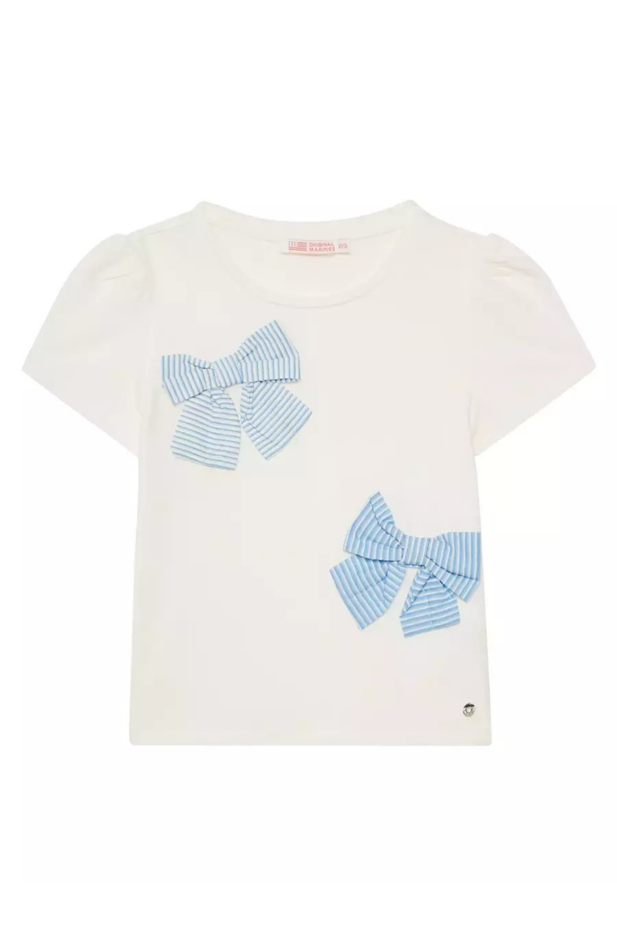 Original Marines Fitonklu Tişört - Ekru