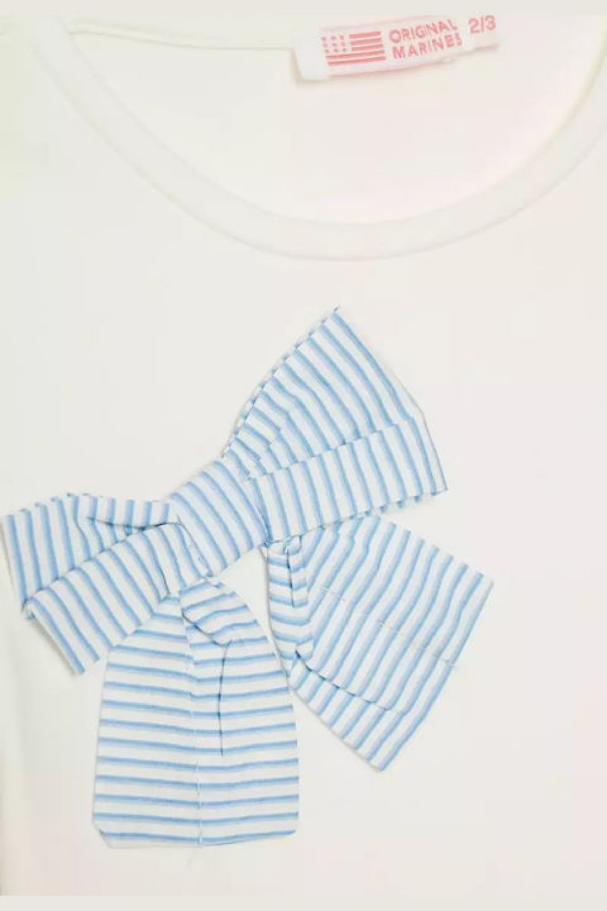Original Marines Fitonklu Tişört - Ekru