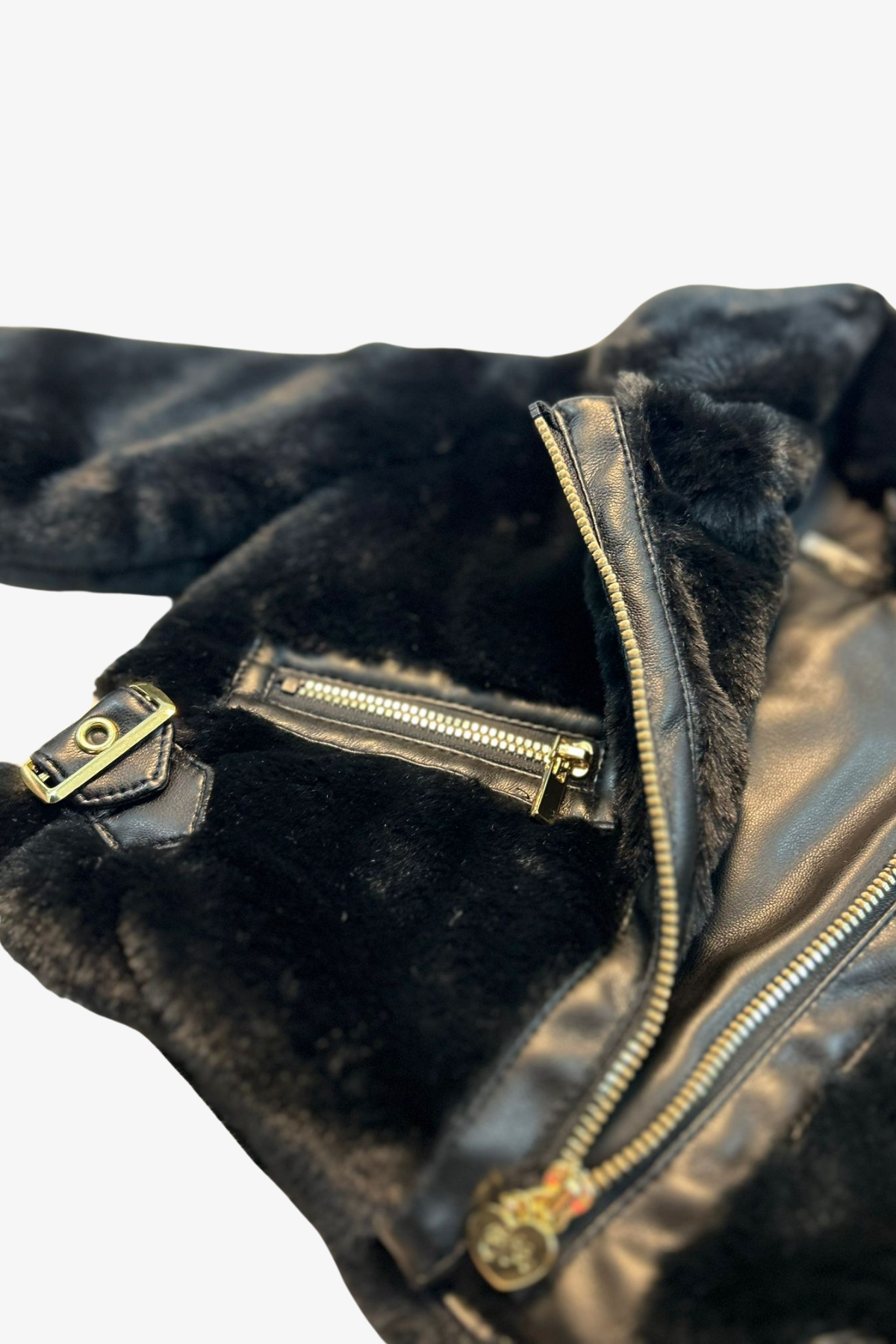 Original Marines Peluş Bebek Ceket - Siyah