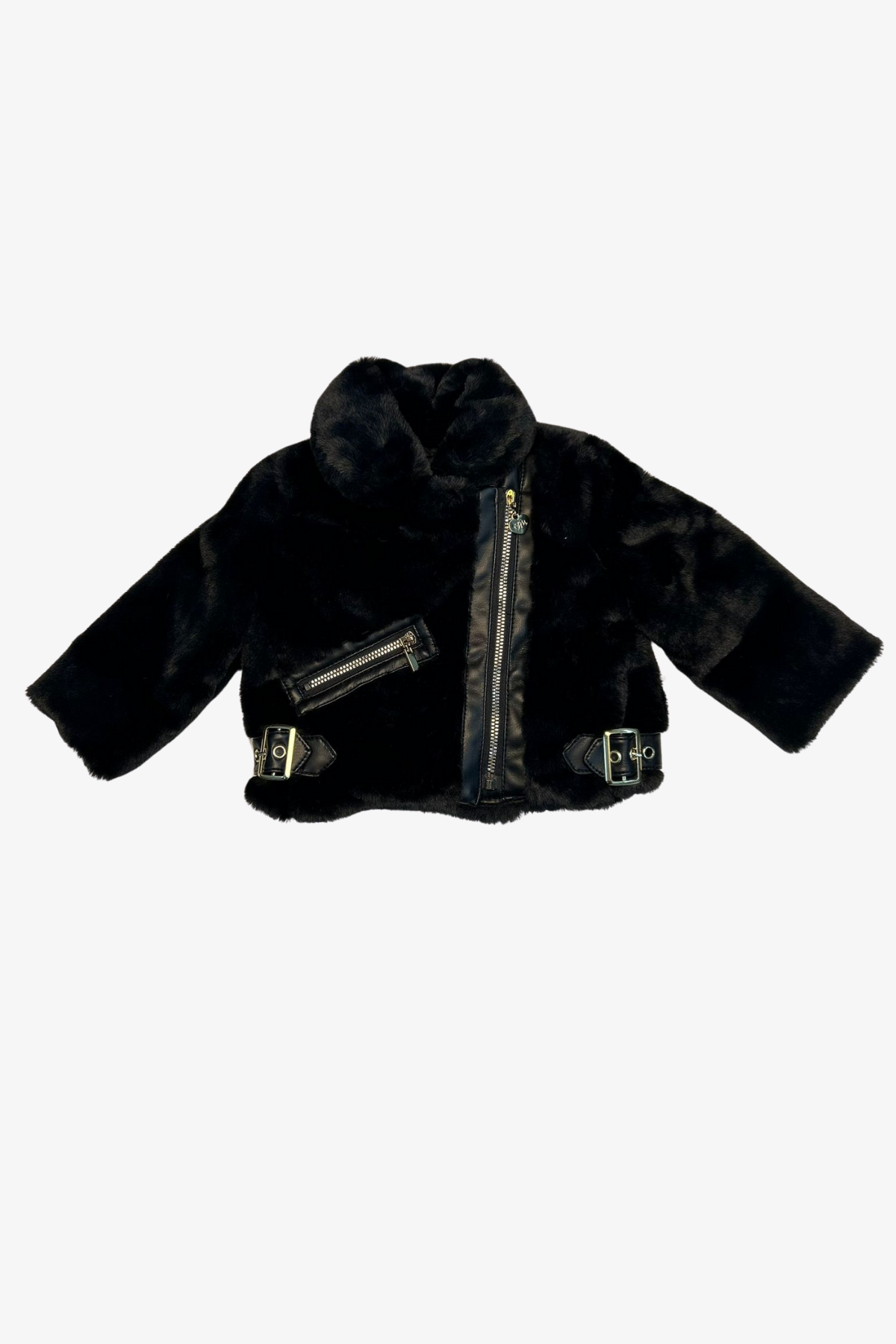 Original Marines Peluş Bebek Ceket - Siyah