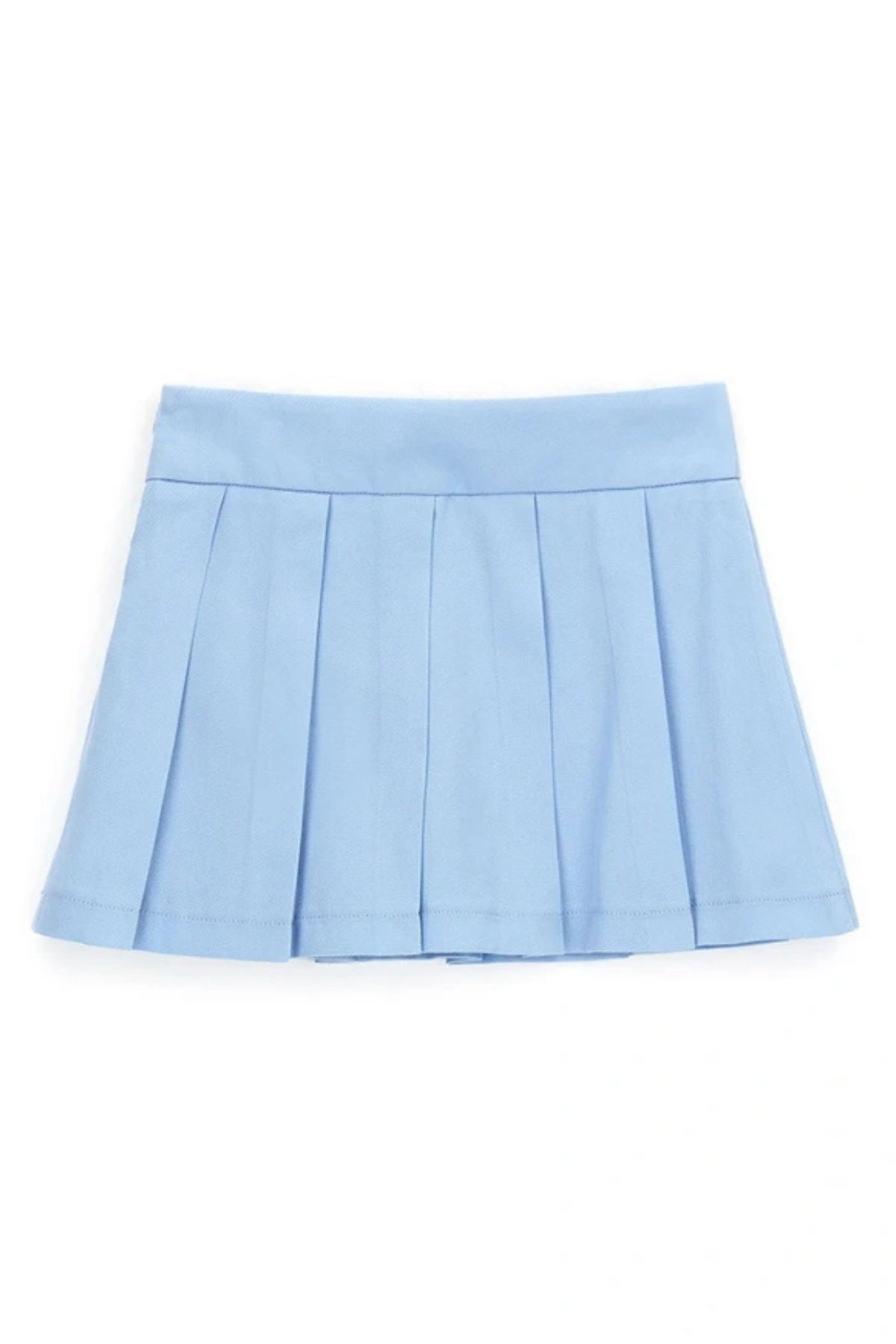 Original Marines Pileli Şort Etek - Mavi