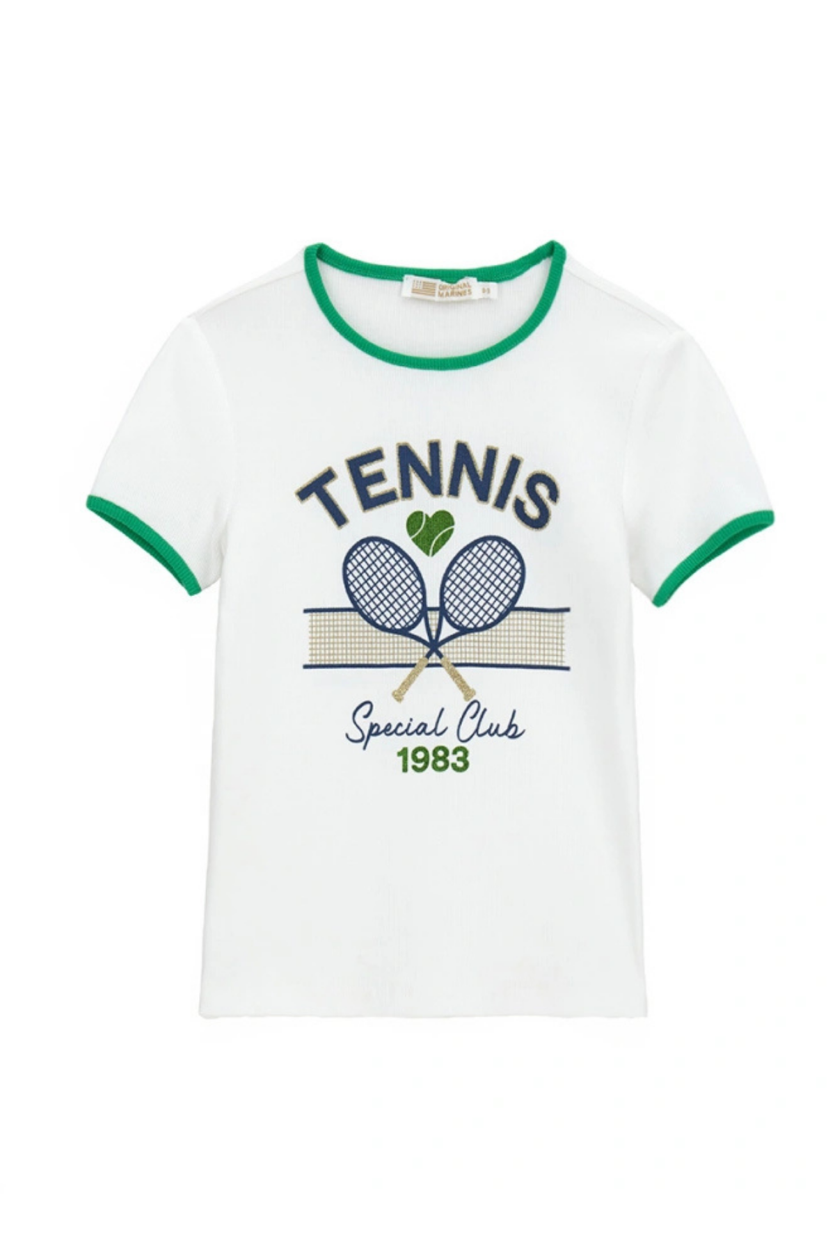 Original Marines Tennis Tişört - Beyaz