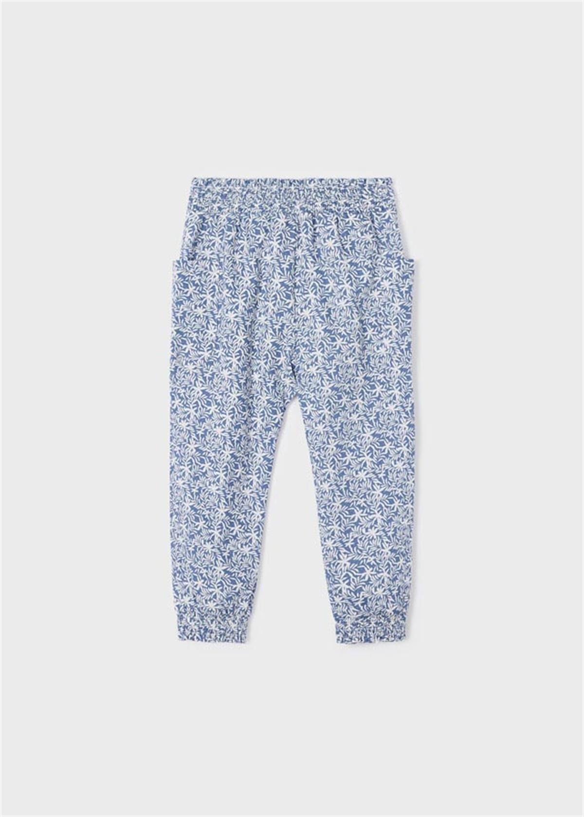 PAÇASI LASTİKLİ UZUN PANTALON